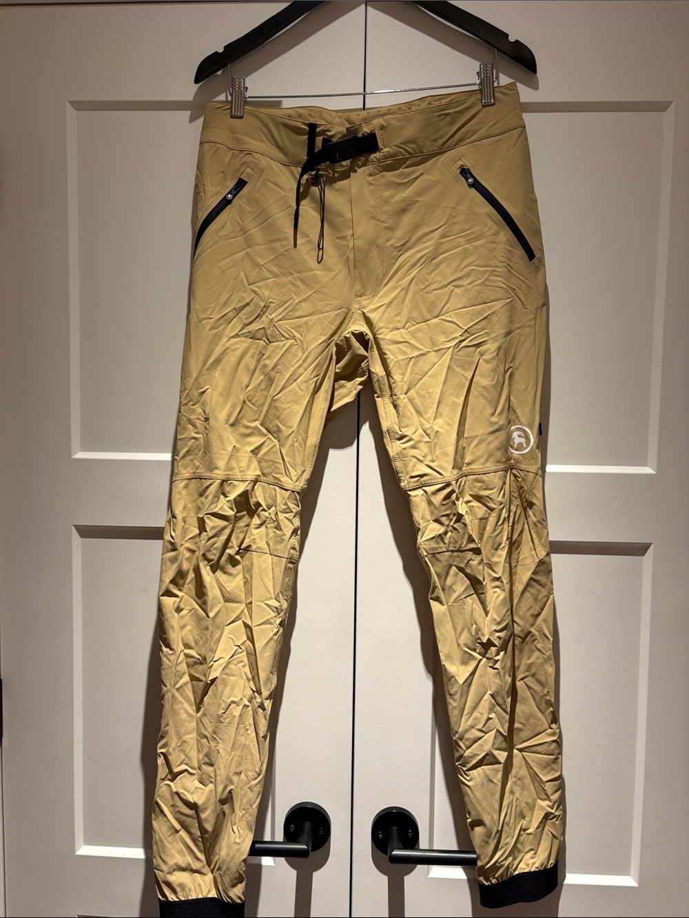 NWOT Backcountry Tan Performance Joggers with Zip Pockets